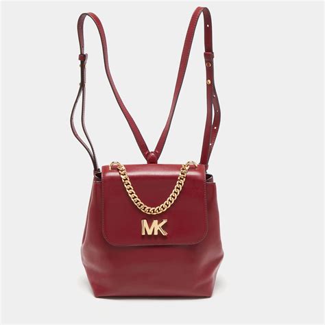 michael michael kors mott leather backpack|Michael Kors Backpack 2020.